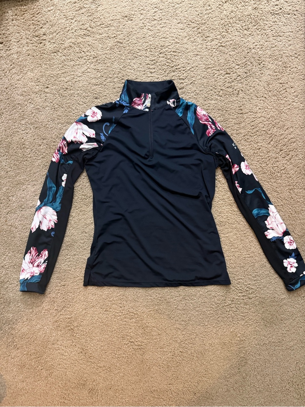 Kastel Denmark Black & Floral Sunshirt Small